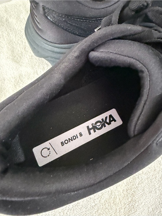 Hoka Bondi 8 Triple Black Running Walking Shoes Men’s Size 12D